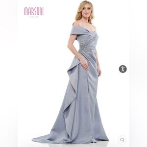 Elegant Off Shoulder Evening Gown